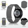 Wanme Metal Bands for Garmin Venu 2 Plus,Venu Sq,Venu,Vivoactive 3 Watch Band Women Men, Forerunner 645,245 Music Smart Watch (Space Gray) view 3