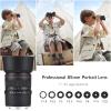 Andoer 85mm F1.8 Medium Telephoto Camera Lens Large Aperture Full Frame Portrait Lens Manual Focus Replacement for Sony A7/A7II/A7III/A7R/A7RII/A7RIII/A7SII/A9/A6400/ A6500/A6300/A6000/A5100 E-Mount view 3