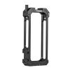 Andoer Sports Camera Video Cage Aluminum Alloy with Dual Cold Shoe Mounts Metal Protective Frame Camera Cage Vlog Accessories Replacement for X3 view 1