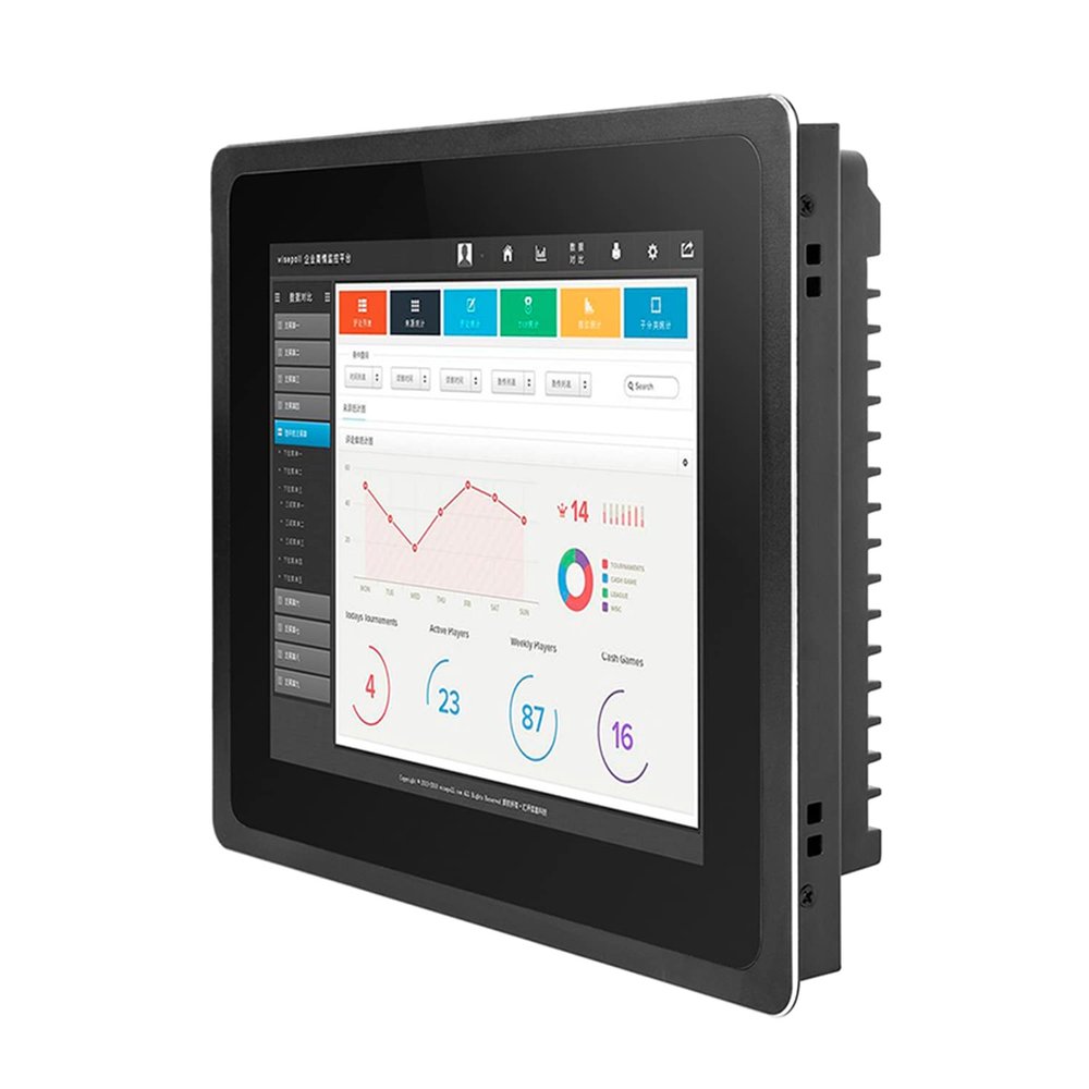 19 Inch Capacitive Touch Embedded Industrial Panel PC Win10 Pro (8GB RAM 256GB SSD, Core i3-3217U)