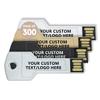 Paintechz Custom Key USB Flash Drives 300 Pack, Personalized Logo Bulk - as Corporate Gifts and Promotional Giveaways - 512MB view 1