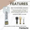 Paintechz Custom Key USB Flash Drives 300 Pack, Personalized Logo Bulk - as Corporate Gifts and Promotional Giveaways - 512MB view 2