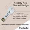 Paintechz Custom Key USB Flash Drives 300 Pack, Personalized Logo Bulk - as Corporate Gifts and Promotional Giveaways - 512MB view 3
