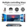 Yinker 8x8 HDMI Matrix 4K, 8 in 8 Out HDMI Matrix Switcher & Splitter Rackmountable, Supports 4K@30Hz EDID HDCP, Backlit Arcylic Button/IR/RS232/LAN view 2