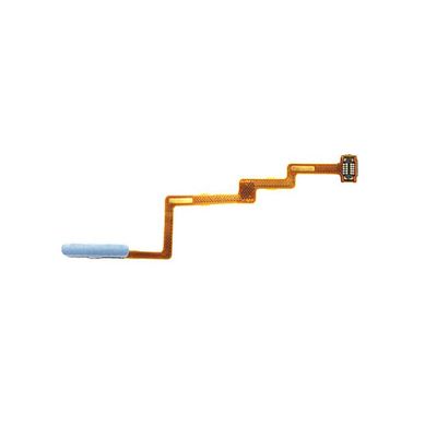 Power Button Switch Mute On/Off Fingerprint Sensor Touch ID Scanner Key Flex Cable for Xiaomi Redmi K40 / K40 Pro/Mi Poco F3 - Blue