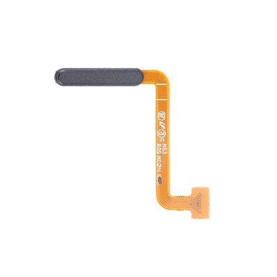 Fingerprint Finger Print Touch ID Sensor Power Button Flex Cable Repair Parts for Samsung Galaxy M53 sm-m536 5G - Black
