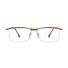 laureles Men Blue Light Blocking Reading Glasses Women Metal Small Half Frame Busniess Computer Eyewear (C1, 2.50 Magnification) view 2