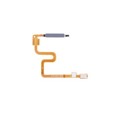 Home Button Fingerprint Scanner Touch ID Menu Return Sensor Flex Cable for Xiaomi Redmi Note 9 5G - Black