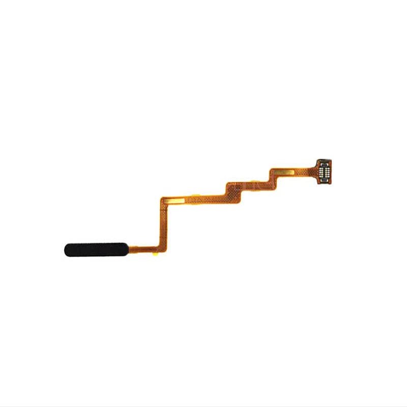 Power Button Switch Mute On/Off Fingerprint Sensor Touch ID Scanner Key Flex Cable for Xiaomi Redmi K40 / K40 Pro/Mi Poco F3 - Black