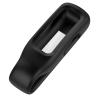 LOKEKE Compatible with Fitbit Inspire 3 Protective Case Cover - Silicone Protective Case Cover with Steel Clip Compatible with Fitbit Inspire 3/2 / Ace 3(Silicone Black) view 1