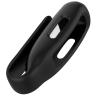 LOKEKE Compatible with Fitbit Inspire 3 Protective Case Cover - Silicone Protective Case Cover with Steel Clip Compatible with Fitbit Inspire 3/2 / Ace 3(Silicone Black) view 2