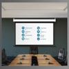 4K/3D Full-HD Projection-Screen 60-Inch 4:3 Movie Screen, Projector Screen Winkle-Free, for Wall or Ceiling Mounting view 4