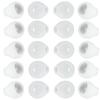 10 Pairs Earbud Covers Silicone Tips Replacement Ear Gels Buds Compatible with Samsung Galaxy Note 5/Note 7/s7/s6/s6 Edge/Level U Earbuds,White view 1