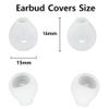 10 Pairs Earbud Covers Silicone Tips Replacement Ear Gels Buds Compatible with Samsung Galaxy Note 5/Note 7/s7/s6/s6 Edge/Level U Earbuds,White view 3