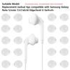10 Pairs Earbud Covers Silicone Tips Replacement Ear Gels Buds Compatible with Samsung Galaxy Note 5/Note 7/s7/s6/s6 Edge/Level U Earbuds,White view 4