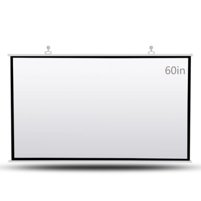 60" Projection Screen Foldable Wrinkle-Free Projector Screen 16:9/4:3 HD Outdoor Projection Movies Screen, for School Theatre Cinema Home (Size : 60in 4:3)