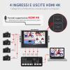 FEELWORLD ATEM156-CO 15.6 Inch Portable Broadcast Direction Monitor 1920 x 1080 Full HD Live Streaming Camera Monitor with 4 HDMI Output Inputs for Breath Mini Video Switcher Mixer view 2