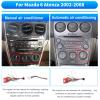 [2+64G] Car Stereo Radio for Mazda 6 Atenza 2002-2008 with Wireless Carplay&Android Auto,9 Inch Touch Screen Android 13 Car Radio with Bluetooth FM/RDS Radio WiFi GPS Navigation SWC+AHD Backup Camera view 2