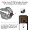 x xotic tech for AirTag Bike Mount Hidden Bicycle GPS Tracker Holder Screw-On Design Protective Anti-Theft Tracking Device Case Attachment Compatible with Trek Bontrager Aeolus Series Saddle view 4