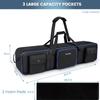 YOREPEK Tripod Carrying Case Bag 50.5", Resistant Light Stand Bag with 2 Removable Padding, Photo Studio Equipment Case for Tripods, Monopods, Speaker Stands, Umbrellas, Gear, Mic Stand, Tent Pole view 2