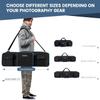 YOREPEK Tripod Carrying Case Bag 50.5", Resistant Light Stand Bag with 2 Removable Padding, Photo Studio Equipment Case for Tripods, Monopods, Speaker Stands, Umbrellas, Gear, Mic Stand, Tent Pole view 4