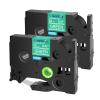 USUPERINK 2PK Compatible for Brother P-Touch Label Maker Tape TZe-735 TZ-735 TZe735 TZ735 White on Green 12mm 1/2 inch 0.47'' x 26.2ft Laminated TZe TZ Label Tape for PT-D200 PT-D200G D210 1090 view 1