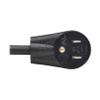 Tripp Lite Right-Angle Power Extension Cord, 15 Feet / 4.6 Meters, 13 Amps 120V, 16 AWG, NEMA 5-15P to 5-15R Plugs, Manufacturer's Warranty (P022-015-13A15D) view 3