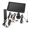 Zunate 10 inch Portable TV, ATSC Handheld LCD Monitor with VGA, USB, AV in Out, Foldable Holder, Remote Control, Support 1080P, Rechargeable Smart TV for Car Kids Travel view 2