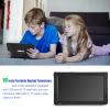 Zunate 10 inch Portable TV, ATSC Handheld LCD Monitor with VGA, USB, AV in Out, Foldable Holder, Remote Control, Support 1080P, Rechargeable Smart TV for Car Kids Travel view 3