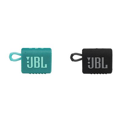 JBL Go 3 Portable Bluetooth Speakers (2-pack)
