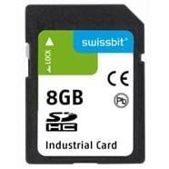 SFSD008GL1AS1TO-E-DF-221-STD, Memory Cards Industrial SD Card, S-600, 8 GB, SLC Flash, 25C to +85C