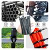 200lb Zip Ties Heavy Duty 18 Inch 70pcs, Large Black Cable Tie, Thick Heat Resistant Zipties, Big Wide Wire Ties, Industrial Tie Wraps for Outdoor Use view 4