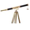 Navirock Brass & Leather Sailor Moon Telescope Shiny Nautical Vintage Wooden Tripod view 4
