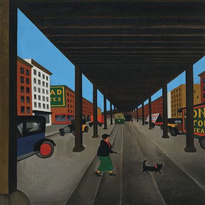 Ninth Avenue : George Copeland Ault : Archival Quality Art Print