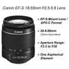 Canon EOS 4000D / Rebel T100 DSLR Camera with 18-55mm + 75-300mm Zoom Lens, SanDisk 64GB Memory Card, Tripod, 3 Pieces Filter (UV, CPL, FLD), ZeeTech Accessory Bundle (Renewed) view 3