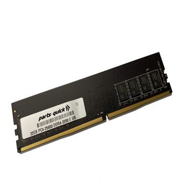parts-quick 32GB Memory for Gigabyte B460M D3H Motherboard Compatible DDR4 3200MHz ECC UDIMM
