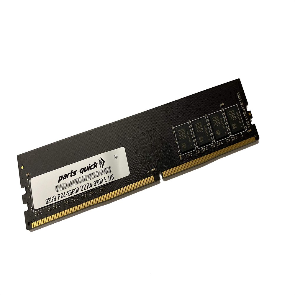 parts-quick 32GB Memory for Gigabyte B460M D3H Motherboard Compatible DDR4 3200MHz ECC UDIMM