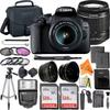 Canon EOS 2000D / Rebel T7 Digital SLR Camera 24.1MP with 18-55mm Zoom Lens + ZeeTech Accessory Bundle, 2 Pack SanDisk 128GB Memory Card, Telephoto and Wideangle Lenses, Flash, Tripod (Renewed) view 1