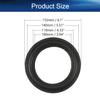 Juvielich 6.1inch/155mm Foam Speaker Edge Surround Rings Replacement Kit for Speaker Repair or DIY Black 1Pcs view 2