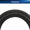 Juvielich 6.1inch/155mm Foam Speaker Edge Surround Rings Replacement Kit for Speaker Repair or DIY Black 1Pcs view 3
