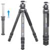 INNOREL 10-Layer Carbon Fiber Compact Tripod KT364C Professional 36mm Tube Heavy Duty Camera Stand for Digital DSLR Video Camcorder with 52mm Low Profile Panoramic Ballhead Center Column Load 30kg view 1