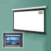 60" 4:3 Projector Screen Home Cinema 4K/3D HD Pull Down Projector Screen for Home Theatre Office Presentation view 1