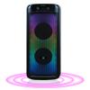 Partyholics 10W Portable Bluetooth Speakers, 85DB Huge Bass Dual Subwoofer Wireless Speaker with LED Lights, Waterproof Outdoor Speaker with 1800MaH Battery, Bluetooth 5.0, AUX, USB Playback, TF Card view 1