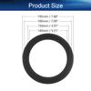 Juvielich 7.5inch/195mm Speaker Cloth Edge Surround Rings Replacement Part for Speaker Repair or DIY 1pcs view 2