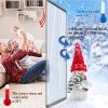Window Insulation Film, Transparent Window Film Noise Reduction & Wind Shutter Sealing Winter Room Curtains Customisable 185x195cm(72.8x76.7in) White view 2