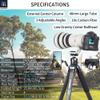 INNOREL 10-Layer Carbon Fiber Compact Tripod KT404C Professional 40mm Tube Heavy Duty Camera Stand for Digital DSLR Video Camcorder with 52mm Low Profile Panoramic Ballhead Center Column Load 30kg view 2