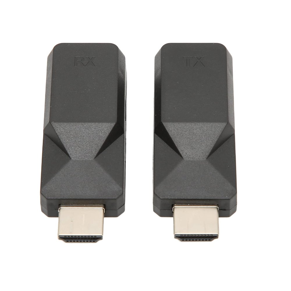 HDMI Extender 164ft Over Single Cat6/Cat7/Cat5e, 1080P Single Ethernet Cable Amplifier Transmitter Receiver, Low Latency HDMI Extension Adapter, Support HDCP 1.2