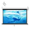 4:3 Pull Down Projector Screen, Wrinkle-Free Screen, Projection Screen for Movie, Office, Education, Conference Display 60 inch (Size : 16:9) view 1
