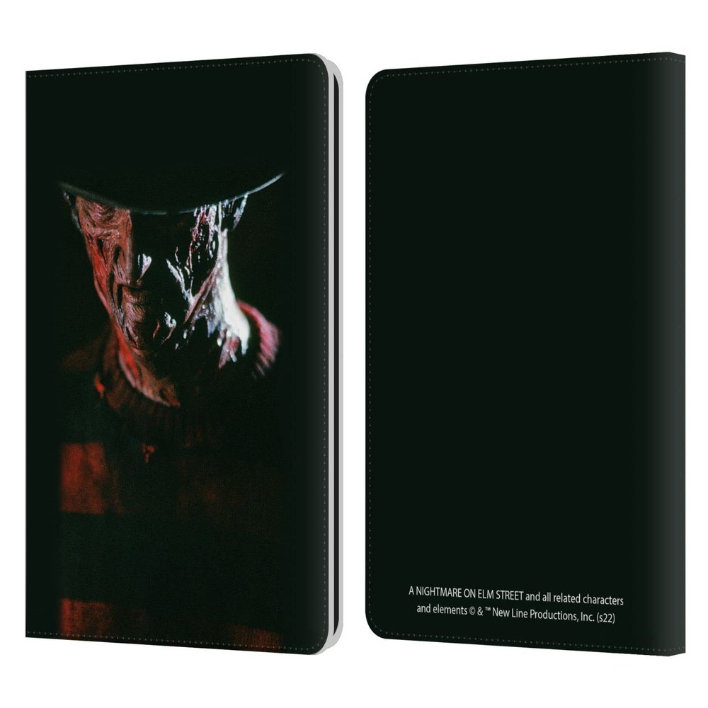Head Case Designs Officially Licensed A Nightmare On Elm Street (1984) Freddy Graphics Leather Wallet Case Compatible with Kindle Paperwhite 1/2 / 3