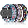 Bolesi 3 Pack 18mm Stretchy Nylon Watch Bands for Garmin Venu 2S/Venu 3S/Venu 4 41mm, Quick Release Wristband Loop Elastic Strap for Vivoactive 4S/ Vivomove 3S/Forerunner 265s/255s Men Women view 1